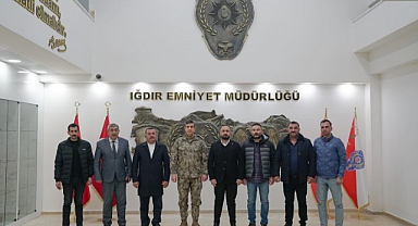 MHP Iğdır Heyetinden Müdür Sakarya’ya veda ziyareti