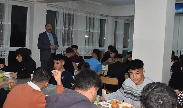 Milli Eğitim Müdürü Gün, erkek pansiyonunu ziyaret etti