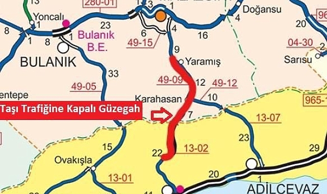 Muş&#039;ta Kar Yağışı Ulaşımı Felç Etti: Malazgirt-Ahlat Yolu Kapandı