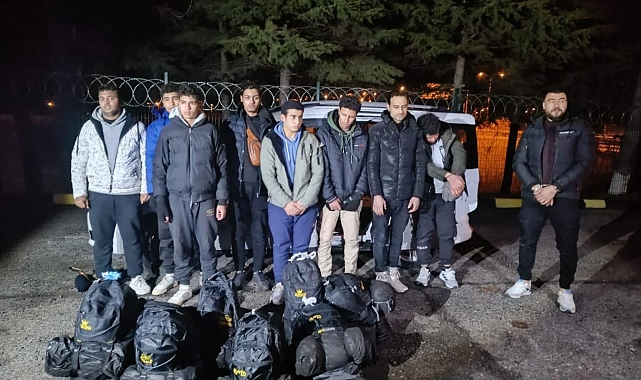Tekirdağ&#039;da 8 düzensiz göçmen yakalandı