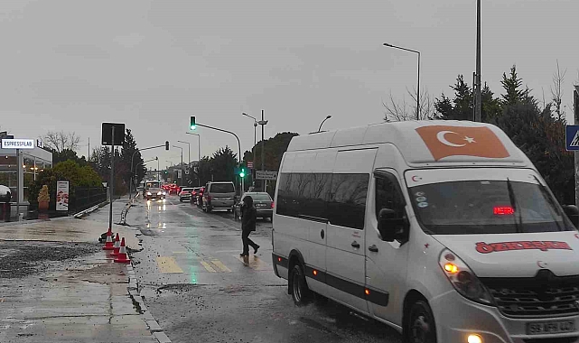 Tekirdağ&#039;da yağış etkili oldu