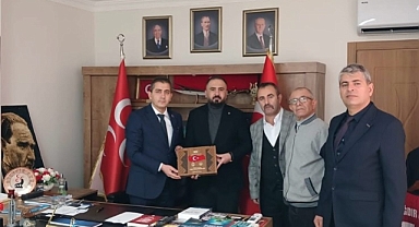 Türk Tarım-Orman Sen, Iğdır'da MHP İl Başkanlığını Ziyaret Etti