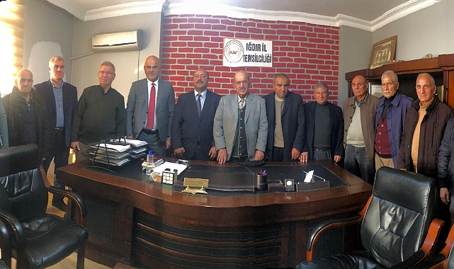 Tuzluca Belediye Başkanı Türkan, Kadim Aşiretler Federasyonu&#039;nu Ziyaret Etti