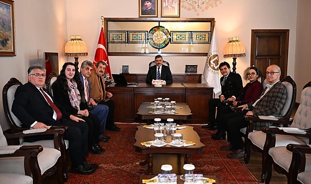 Vali Çiftçi, ERSANDER Yönetimiyle Bir Araya Geldi: Erzurum&#039;un Kültürel Geleceği İçin Önemli Adımlar