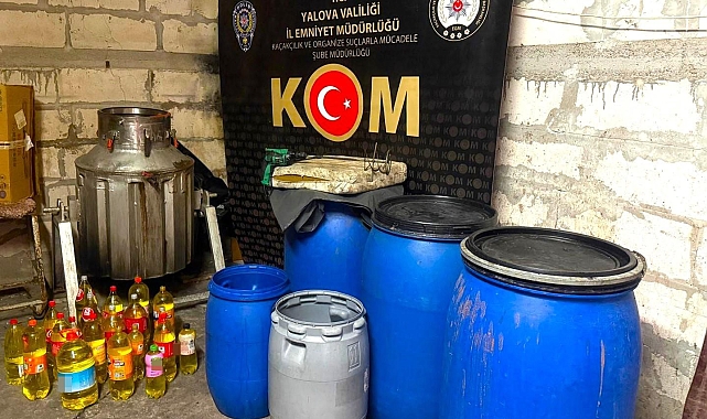 Yılbaşı öncesi sahte alkol operasyonu
