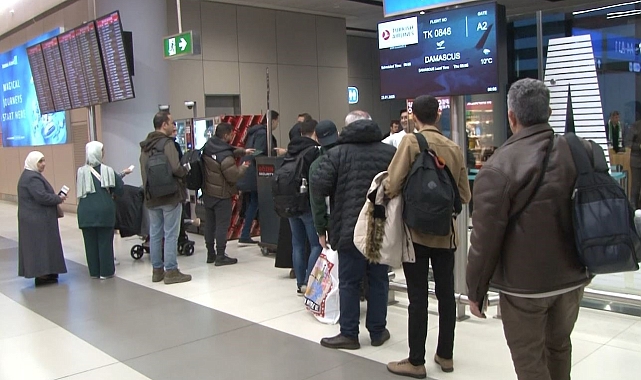 13 Yıl Sonra Suriye&#039;ye Uçak Seferleri Başladı