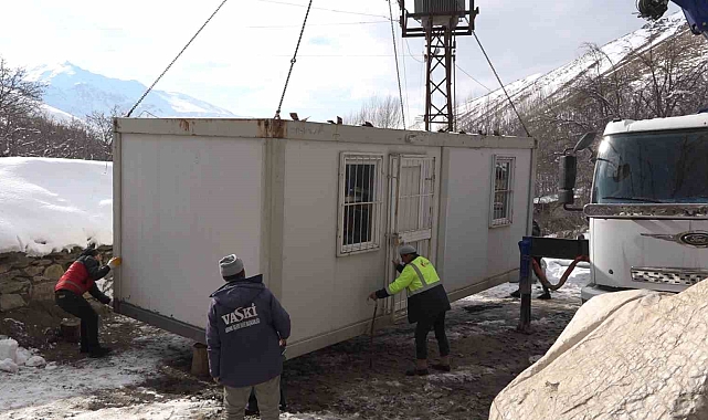 4 öğrencili mezraya konteyner sınıf