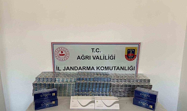 Ağrı&#039;da Kaçak Sigara Operasyonu: 3500 Paket Sigara Ele Geçirildi