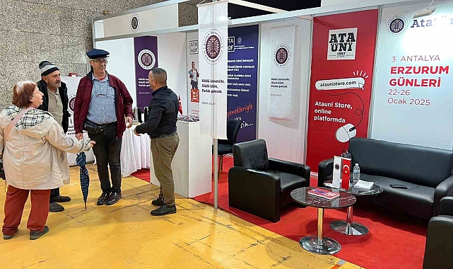 Antalya&#039;da Erzurum&#039;un Kalbi Atıyor: Atatürk Üniversitesi Stantı Yoğun İlgi Görüyor