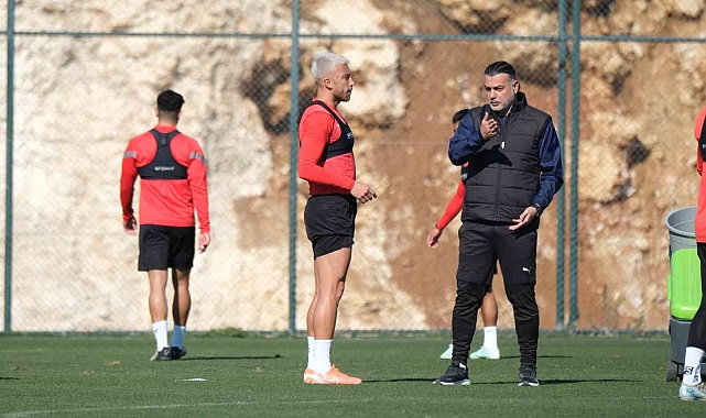 Atakaş Hatayspor, Antalyaspor maçı hazırlıklarını sürdürdü