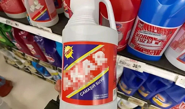Bakanlık Düğmeye Bastı; Çamaşır Suyu Marketlerden Toplatılıyor!
