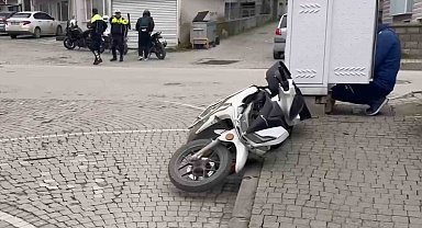 Bartın'da Ehliyetsiz Sürücüden İlginç Tepki: Motosikletine Saldırdı!