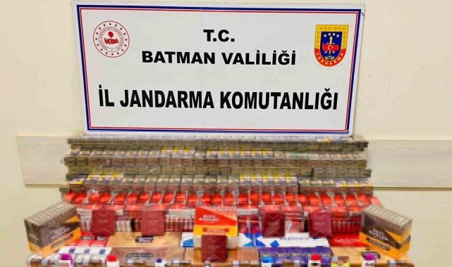Batman&#039;da bin 308 paket kaçak sigara ele geçirildi