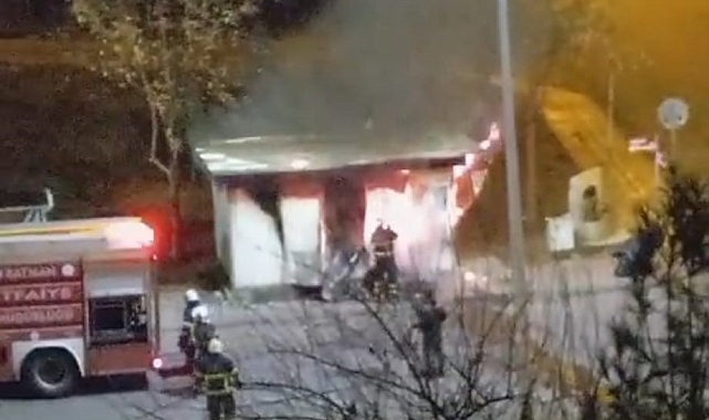 Batman&#039;da Şoför Kulübesi Kundaklandı: Olay Kamera Görüntülerinde