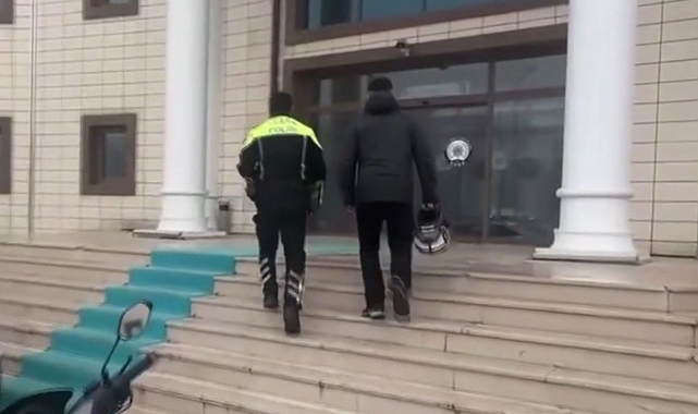 Düzce&#039;de Tehlikeli Sürüşün Bedeli Ağır Oldu: Motosiklet ve Ehliyet Elinden Alındı!