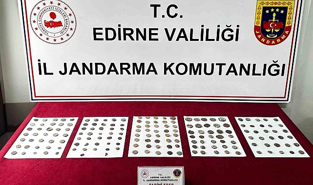 Edirne&#039;de Tarihi Sikkeler Ele Geçirildi: Şüpheli Tutuklandı