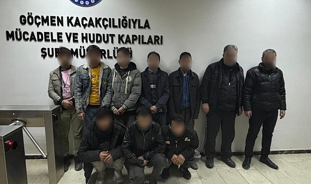 Elazığ&#039;da 3 göçmen kaçakçısı ve 16 yabancı uyruklu şahıs gözaltına alındı
