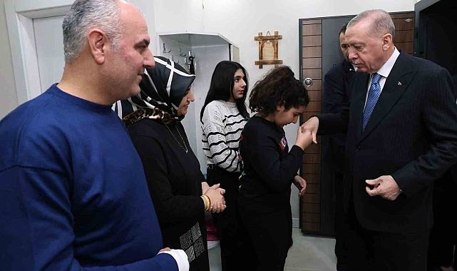 Erdoğan'dan Malatya'da Uludağ ailesine ziyaret