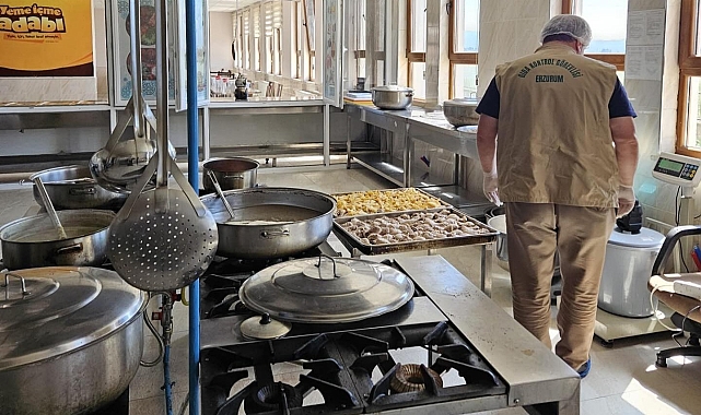 Erzurum'da Gıda Güvenliği İçin Denetimler Sürüyor: 7 İşletmeye Yaptırım
