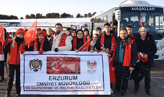Erzurum&#039;dan Binlerce Genç, Sarıkamış&#039;ta Tarih ve Milli Bilinç Dersi Aldı