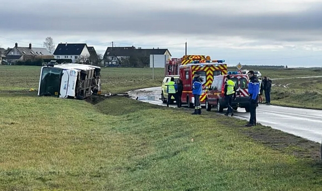 Fransa&#039;da Okul Servisi Kazası: Bir Öğrenci Hayatını Kaybetti, 40 Yaralı