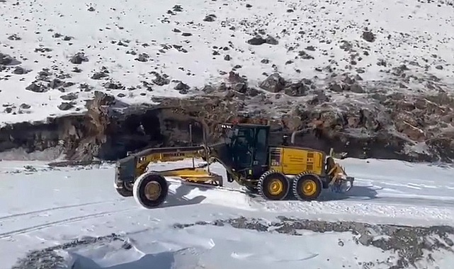Iğdır’da 10 günde 77 kilometrelik yol kardan temizlendi