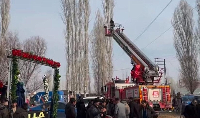 Iğdır&#039;da Düğün Mutluluğu Drone Dramına Dönüştü: İtfaiye Ekipleri Yardıma Koştu