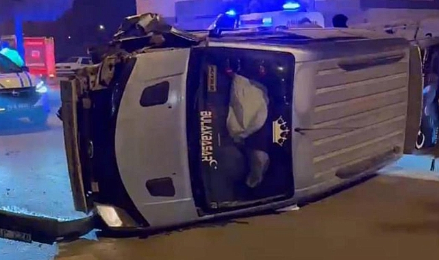 Iğdır&#039;da Korkutan Kaza: Otomobil Takla Attı, 1 Kişi Yaralandı