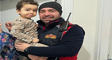 Iğdır'da Minik Ömer, İtfaiyenin Zamanında Müdahalesiyle Kurtarıldı