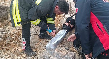 Kahramanmaraş'ta Korkutan Kaza: Genç, Kayalıklardan Düşerek Yaralandı