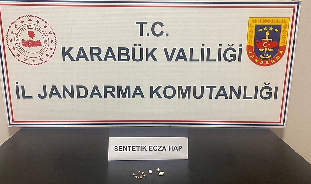Karabük&#039;te Uyuşturucu Operasyonu: Sentetik Ecza Hap Ele Geçirildi