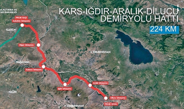 Kars-Iğdır-Aralık-Dilucu Demir Yolu Projesi için Halkla Buluşma Toplantıları Düzenleniyor