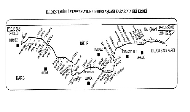 Kars-Iğdır-Dilucu Yüksek Hızlı Tren Hattı İçin Yeni Bir Dönem Başlıyor; Acele Kamulaştırma Kararı