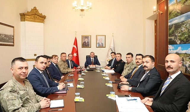 Kars&#039;ta Güvenlik ve Asayiş Toplantısı Gerçekleştirildi