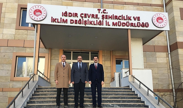 Kaymakamlardan Iğdır Çevre, Şehircilik Ve İklim Değişikliği İl Müdürlüğüne Ziyaret