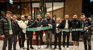 Marmara Ova Beylerinden Iğdır FK'ya destek ziyareti 