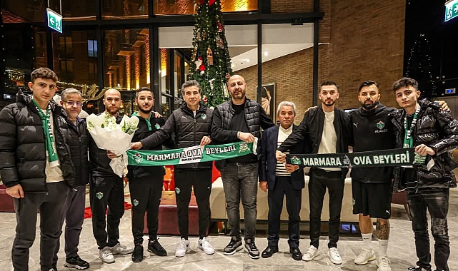 Marmara Ova Beylerinden Iğdır FK&#039;ya destek ziyareti