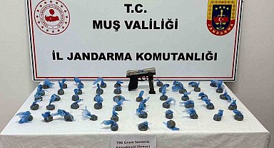 Muş'ta Uyuşturucu Operasyonu: 1 Gözaltı, Bonzai ve Silaha El Konuldu
