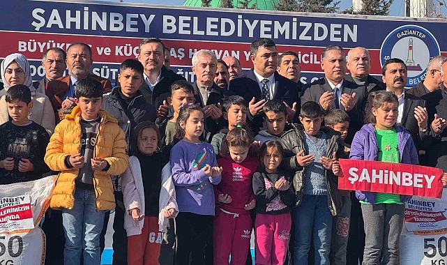Şahinbey Belediyesinden besicilere 7 bin ton yem desteği