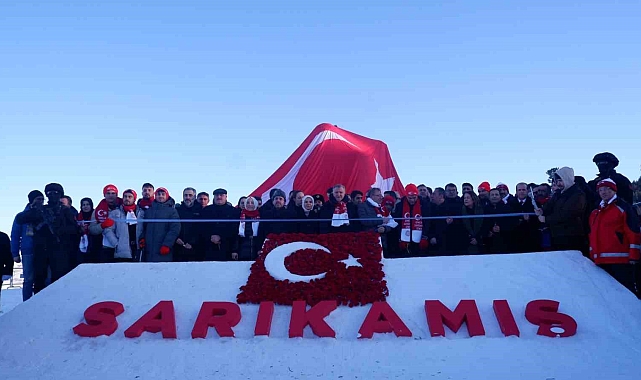 Sarıkamış'ta Tarih Karla Buluştu: Şehitlere Anıt