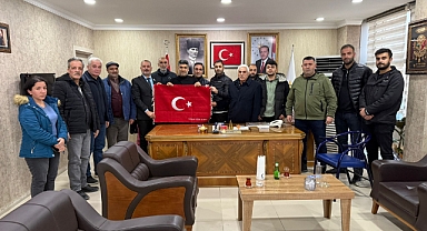 Türkiye Şehit ve Gazi Aileleri Derneği, AK Parti Iğdır İl Başkanını Ziyaret Etti