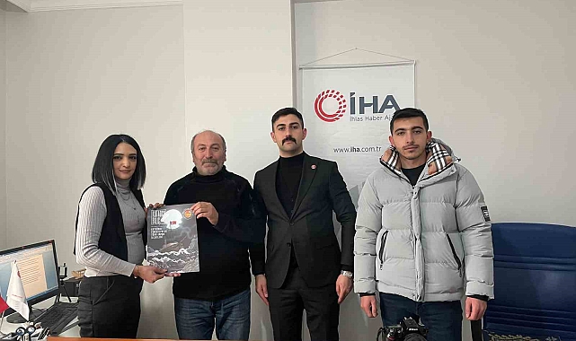 Ülkü Ocakları, İHA Kars Temsilciliği&#039;ni Ziyaret Etti