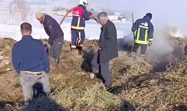 Van&#039;da Ot Yangını Tehlikesi Atlatıldı