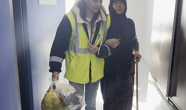 YADEM ekipleri, yaşayan yaşlı kadının yuvasını ısıttı