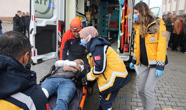 Adıyaman Ceza İnfaz Kurumunda yangın tatbikatı gerçekleştirildi