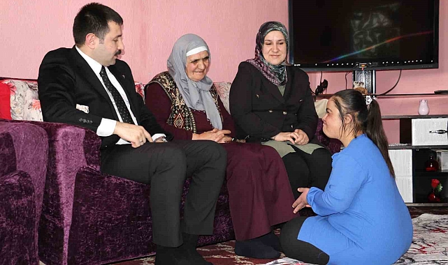 Ağrı Diyadin Kaymakamı Mustafa Karali, Şehit Ailesini Ziyaret Etti