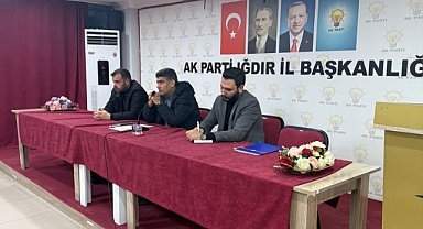 AK Parti Iğdır Teşkilatı İstişare Toplantısı Düzenledi