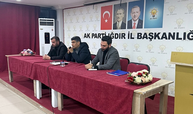 AK Parti Iğdır Teşkilatı İstişare Toplantısı Düzenledi