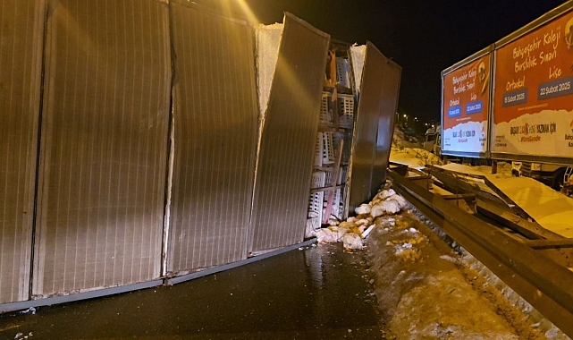 Alaplı'da Tavuk Yüklü Kamyon Devrildi: Onlarca Tavuk Telef Oldu