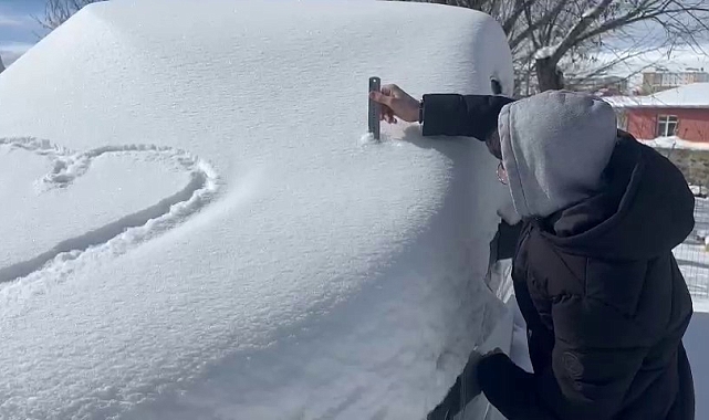 Ardahan'da Kar Yağışı Hayatı Felç Etti!